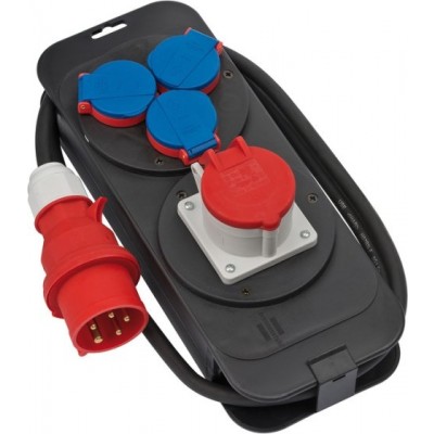 เพาเวอร์ปลั๊กตัวเมีย 32 A (3P+N+E) 400V ระดับการป้องกัน IP44
